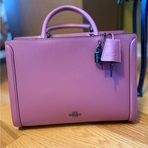 Coach Vintage Zoe Carryall Pink Rose Leather Women's Bag